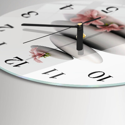 Round wall clock Stones
