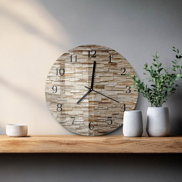 Round wall clock Clinker