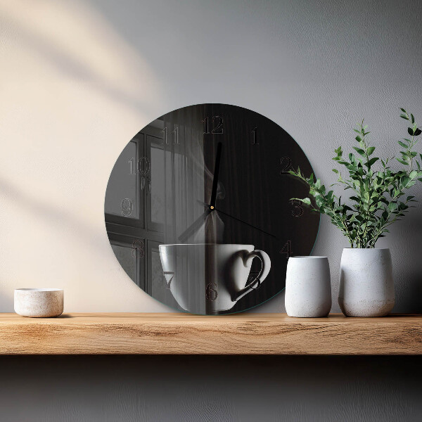 Round wall clock Cup
