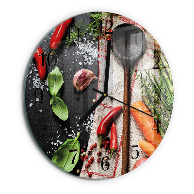 Round wall clock Spices