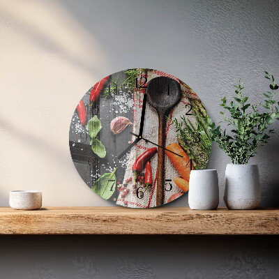 Round wall clock Spices