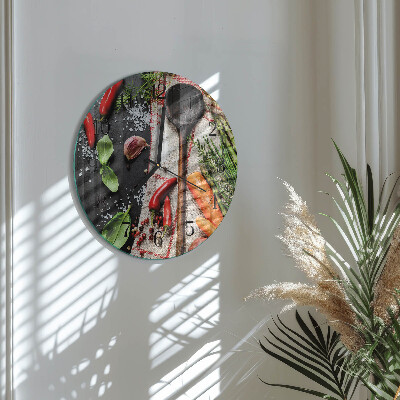 Round wall clock Spices
