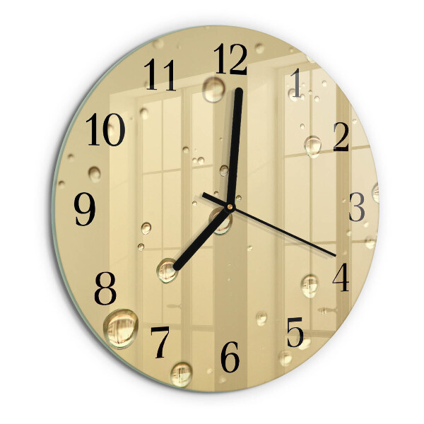 Round wall clock Drops