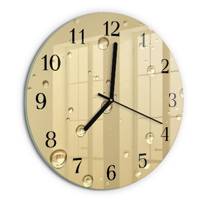 Round wall clock Drops