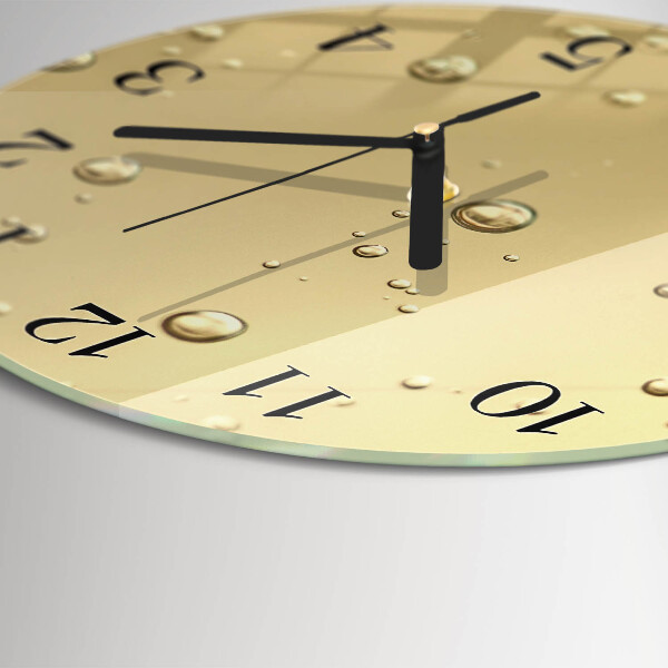 Round wall clock Drops