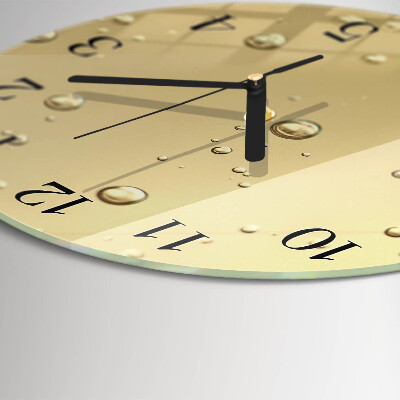 Round wall clock Drops