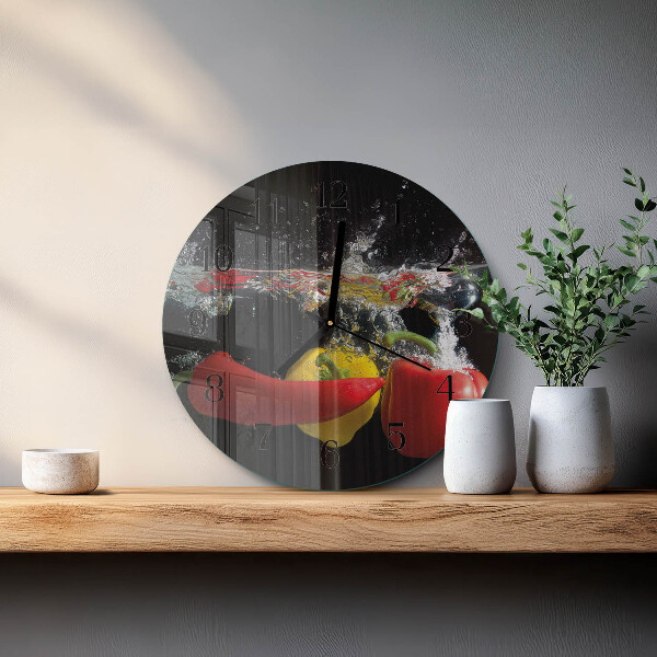 Round wall clock Pepper