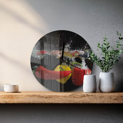 Round wall clock Pepper