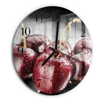 Round wall clock Cherry