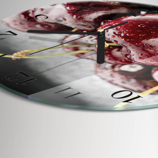Round wall clock Cherry