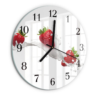 Round wall clock Strawberry