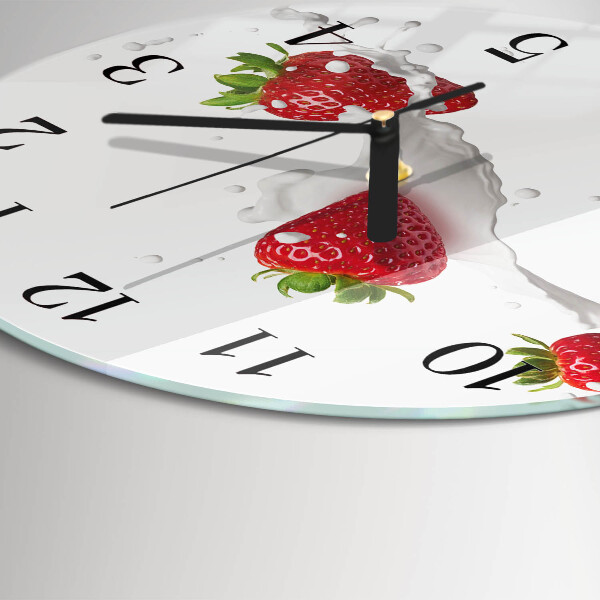 Round wall clock Strawberry