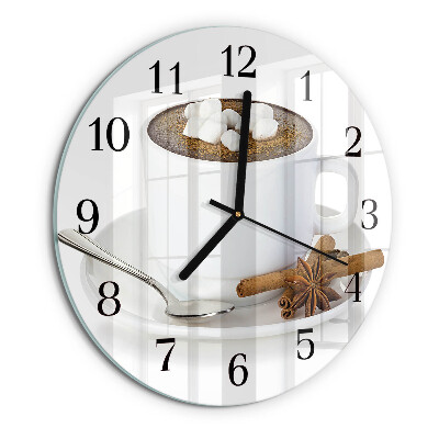 Round wall clock Chocolate