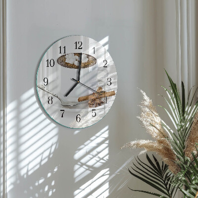 Round wall clock Chocolate