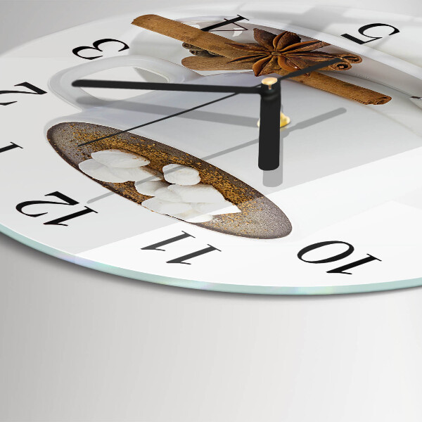 Round wall clock Chocolate