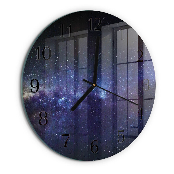 Round wall clock Galaxy