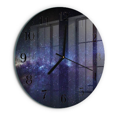 Round wall clock Galaxy