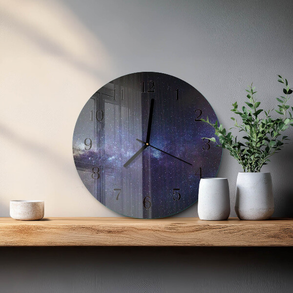Round wall clock Galaxy