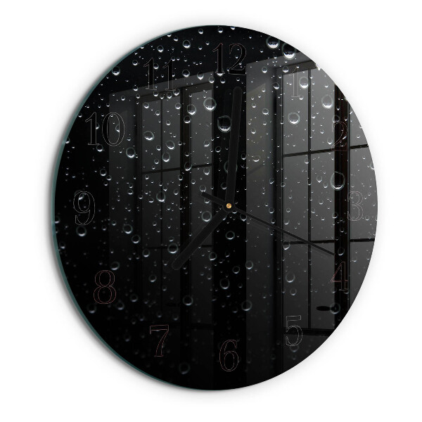Round wall clock Drops