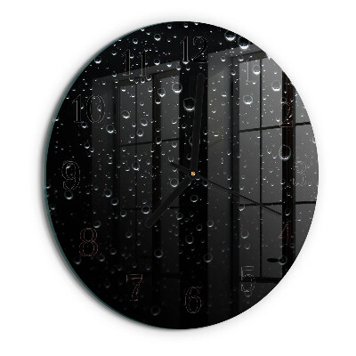 Round wall clock Drops
