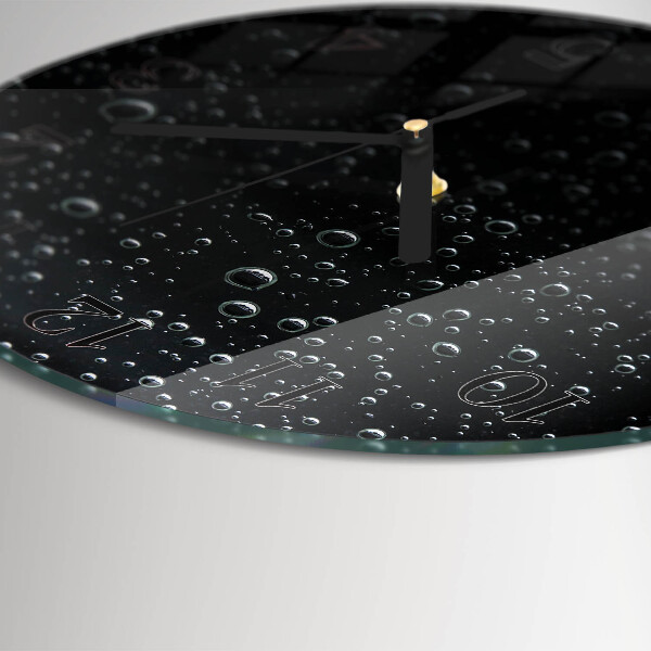 Round wall clock Drops