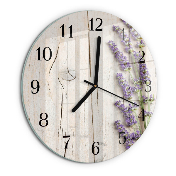 Round wall clock Lavender