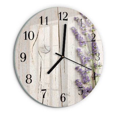 Round wall clock Lavender