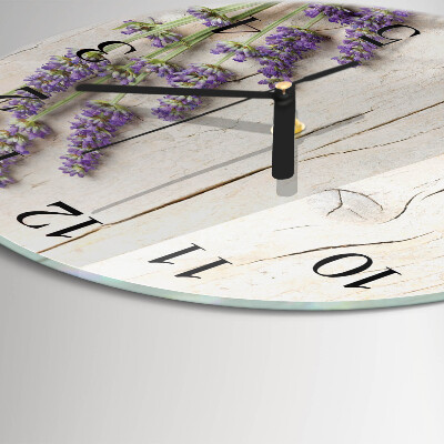 Round wall clock Lavender