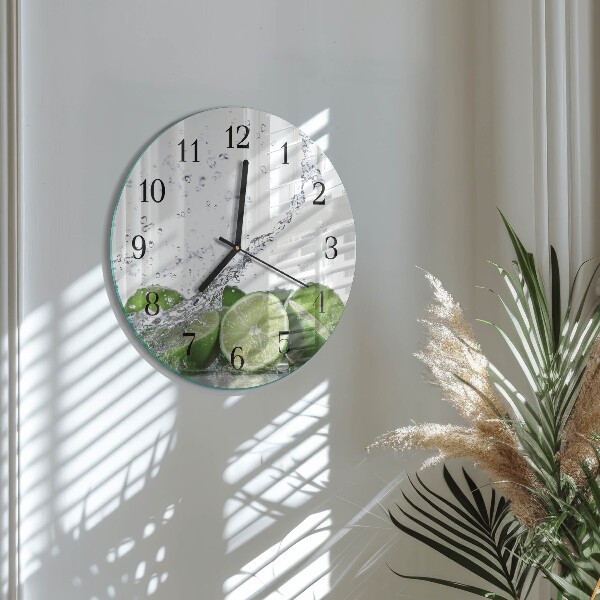 Round wall clock Limes