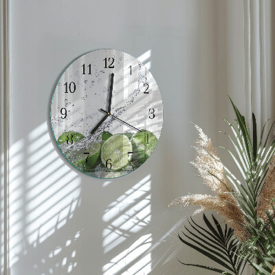 Round wall clock Limes
