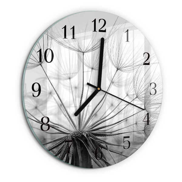 Round wall clock Dandelion
