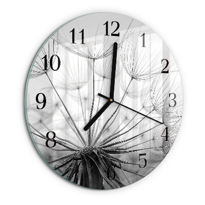 Round wall clock Dandelion