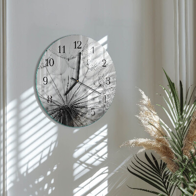 Round wall clock Dandelion