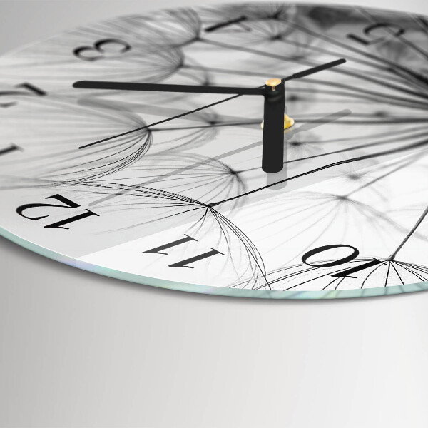 Round wall clock Dandelion