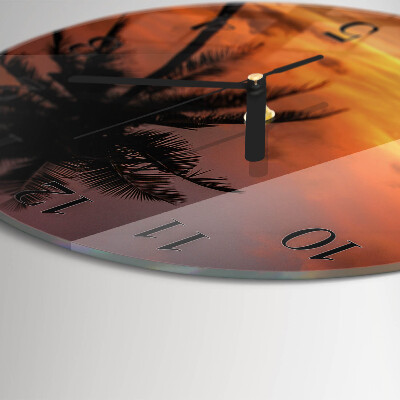 Round wall clock Palm