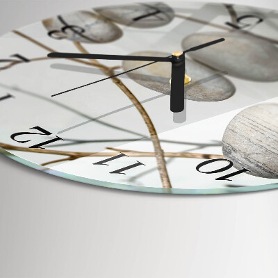 Round wall clock Stones