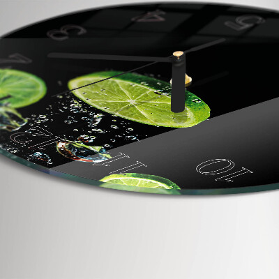 Round wall clock Limes