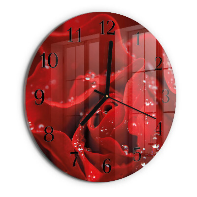 Round wall clock Rose