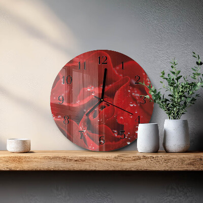 Round wall clock Rose