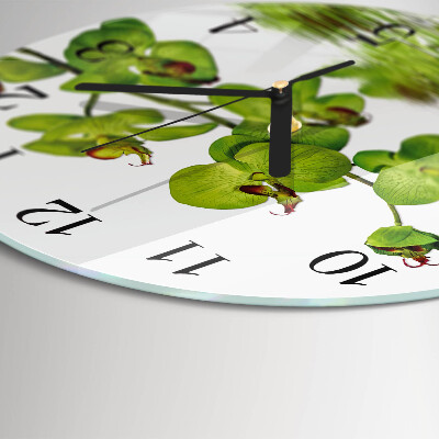 Round wall clock Orchid