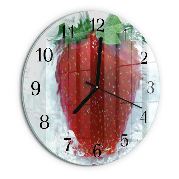 Round wall clock Strawberry