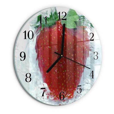 Round wall clock Strawberry