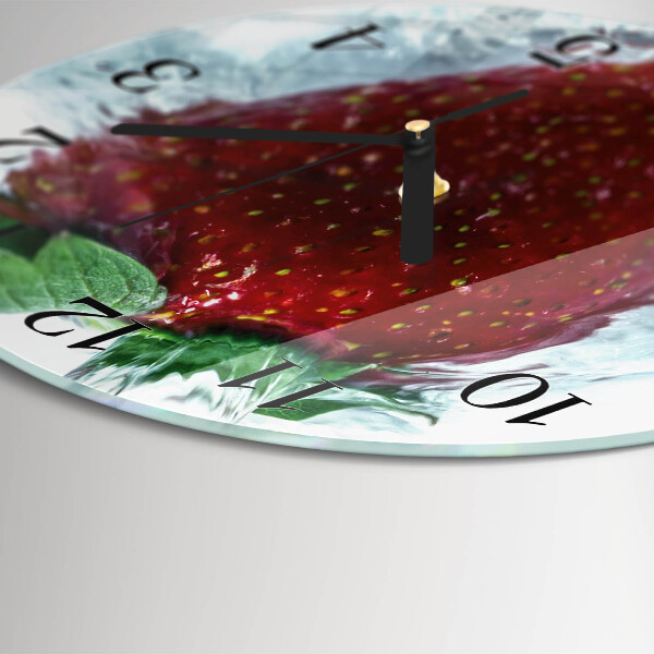 Round wall clock Strawberry