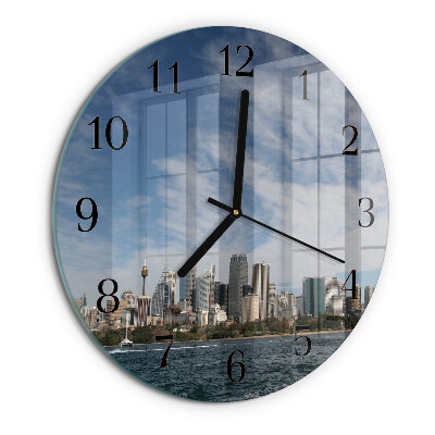Round wall clock City