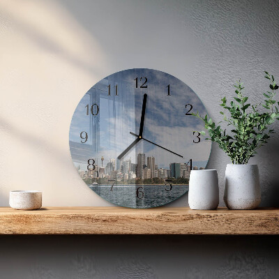 Round wall clock City