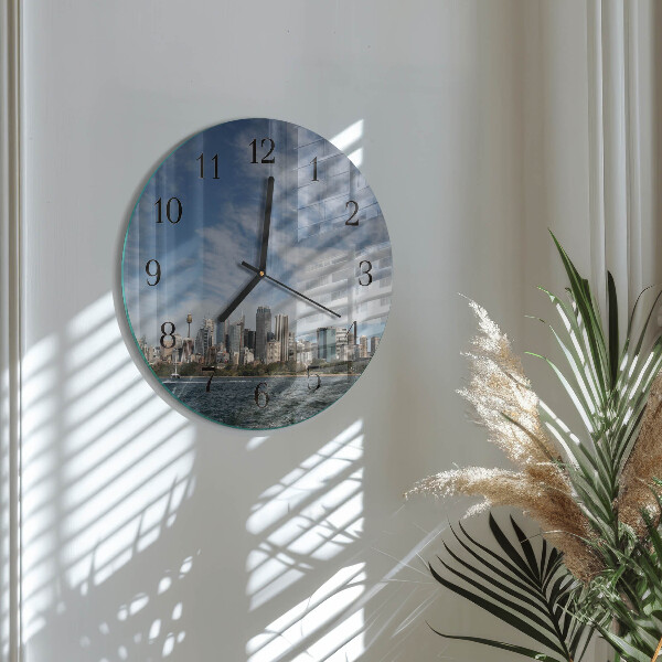 Round wall clock City