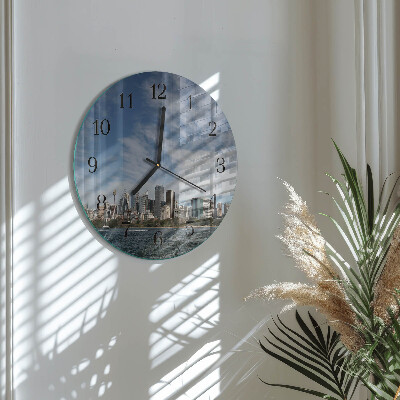 Round wall clock City