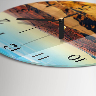 Round wall clock Desert