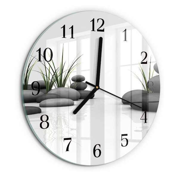 Round wall clock Stone Spa