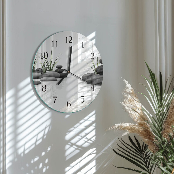 Round wall clock Stone Spa